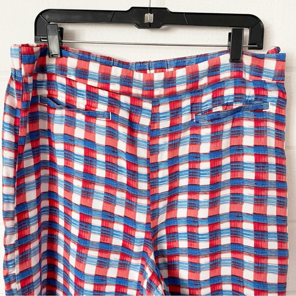 NWT Anthropologie Maeve Escape Printed High Rise Wide Leg Pants Size 14 - Picture 8 of 16